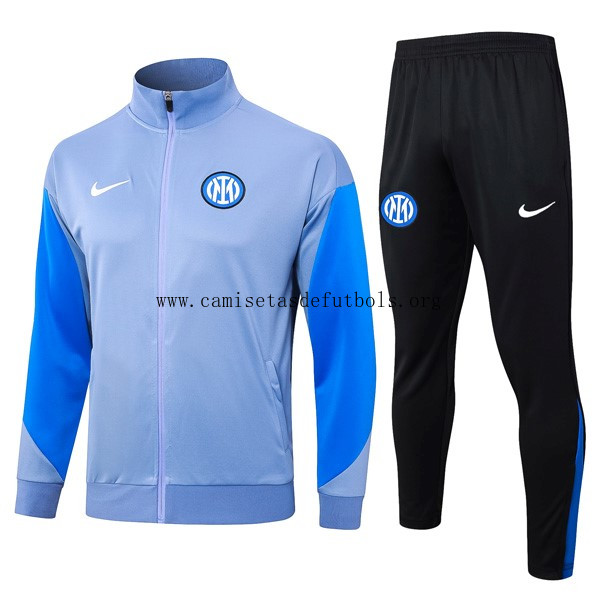 Chandal Inter Milan 2024/25 Gris Azul 3 Activa este preciaso brutal
