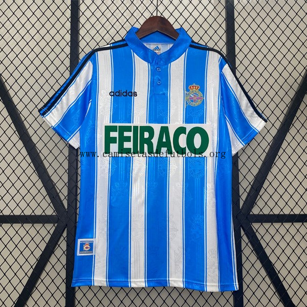 Camiseta Deportivo Coruña Replica Primera Ropa Retro 1997-1998 Paga menos este saldo alucinante