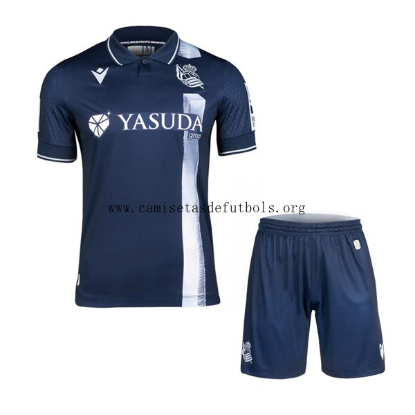 Camiseta Real Sociedad Replica Segunda Ropa Niño 2023/24 Agarra este preciaso bestial