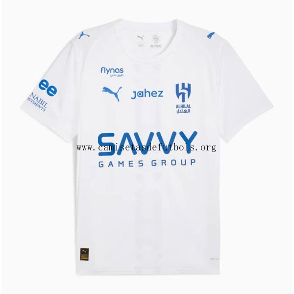 Camiseta Al Hilal SFC Replica Segunda Ropa 2025/26 Asequible precio, gasta menos de infarto