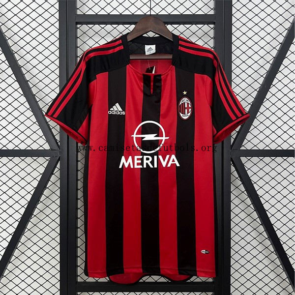 Camiseta AC Milan Replica Primera Ropa Retro 2003-2004 ¡¡Qué fabuloso descuento de la temporada!