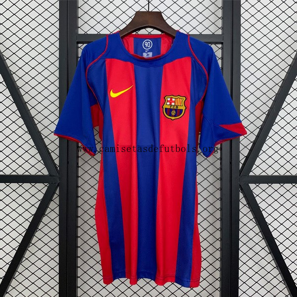 Camiseta Barcelona Replica Primera Ropa Retro 2004-2005 ¡¡Vaya celestial bicoca calidad asegurada!