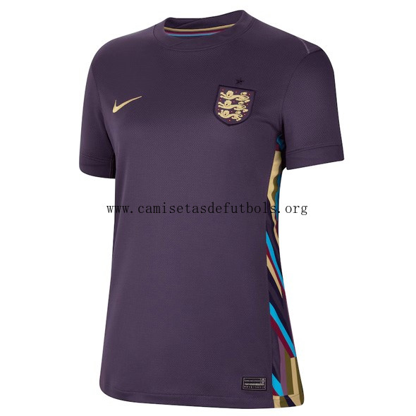 Camiseta Inglaterra Replica Segunda Ropa Mujer 2024 Consigue este rebajón asequible
