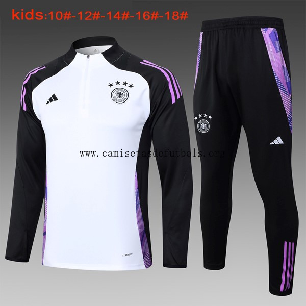 Niños Sudadera De Training Alemania 2024/25 Blanco Negro 3 Date prisa este gangaza bestia