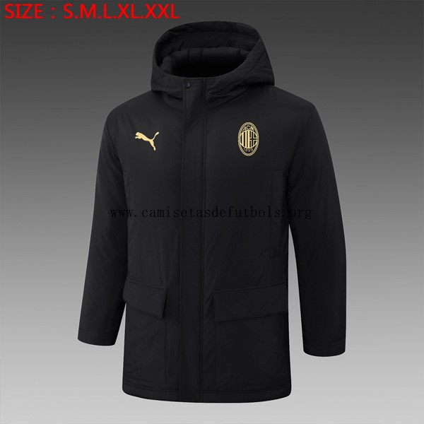 Abrigo AC Milan 2024/25 Negro Chollo magnífico de la temporada
