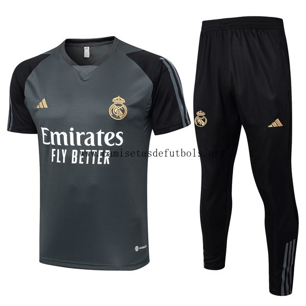 Camiseta Barcelona Conjunto Completo 2024/25 Gris Portentoso chollo, activa en toda la red