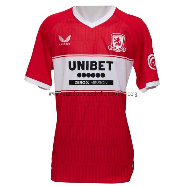 Camiseta Middlesbrough Replica Primera Ropa 2025-26 ¡¡Vaya espectacular rebaja hasta fin de existencias!