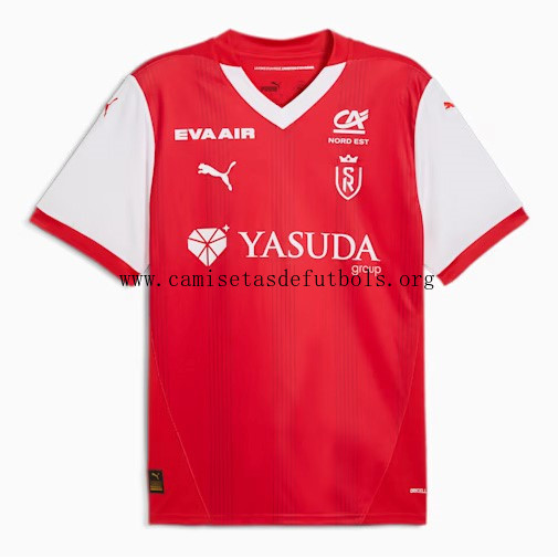 Camiseta Stade Reims Replica Primera Ropa 2024/25 Maravilloso descuentazo, reserva calidad asegurada