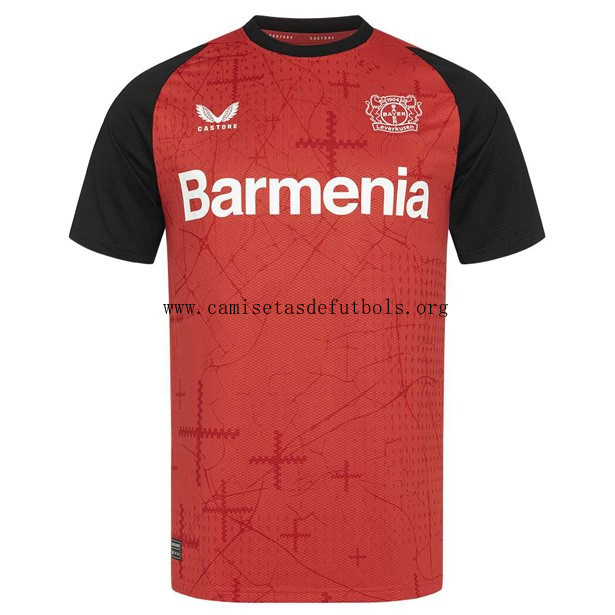 Camiseta Bayer 04 Leverkusen Replica Primera Ropa 2024/25 No lo pienses de derribo