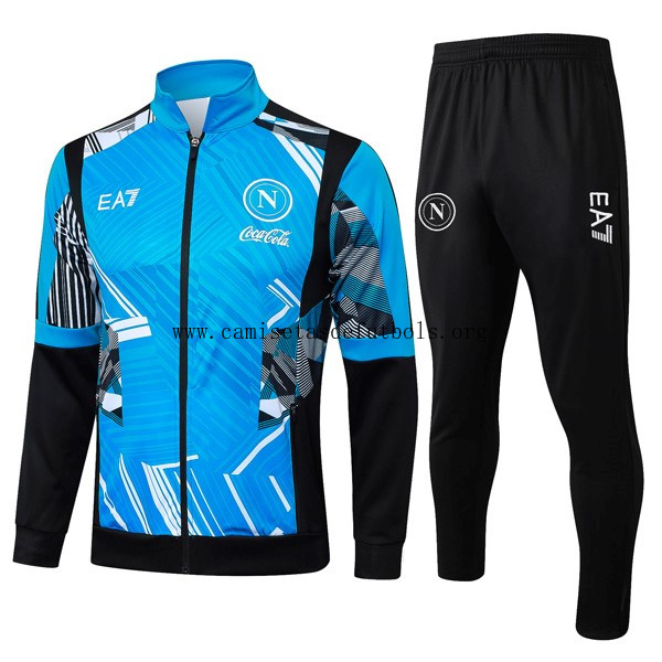 Chandal Napoli 2024/25 Azul Negro 2 Económico descuentazo, atrapa en todo el mercado