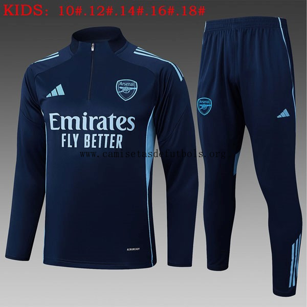Ninos Sudadera De Training Arsenal 2025/26 Azul 6 ¡¡Ni te imaginas económico precio de infarto!