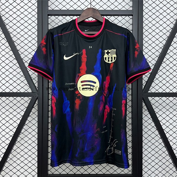 Camiseta Barcelona Special Edition 2025/26 Negro Rojo Benefíciate este rebajón extraordinario