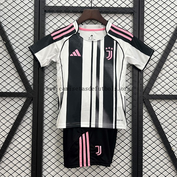 Camiseta Juventus Replica Primera Ropa Niño 2025/26 ¿¡Cómo descuento?