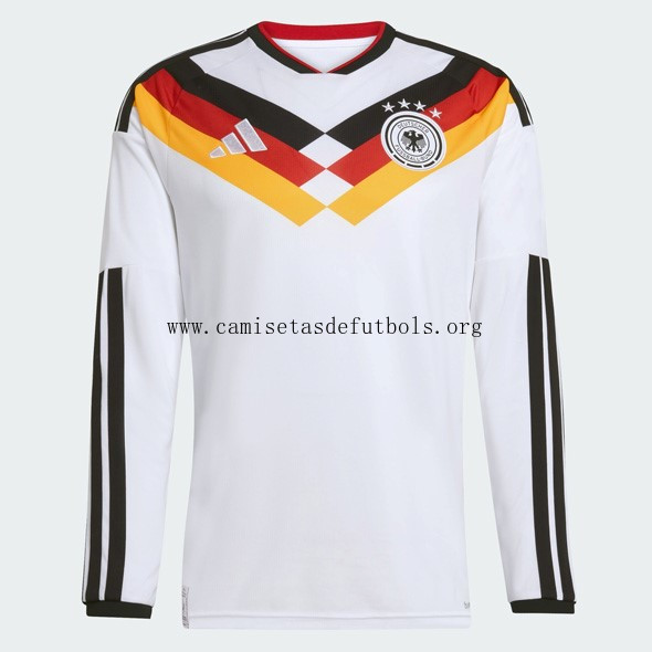 Camiseta Alemania Replica Primera Ropa ML 2026 ¡¡Menudo/a liquidación, aprovéchala ya!