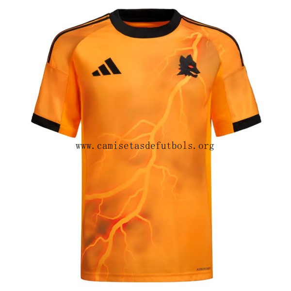 Camiseta AS Roma Replica Segunda Ropa 2025/26 Descuento increíble calidad asegurada