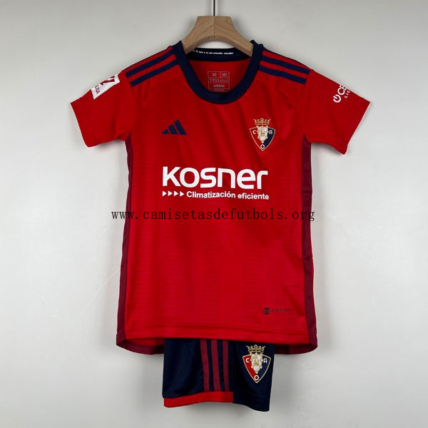 Camiseta Osasuna Replica Primera Ropa Niño 2023/24 Corre a por él este preciaco ridículo