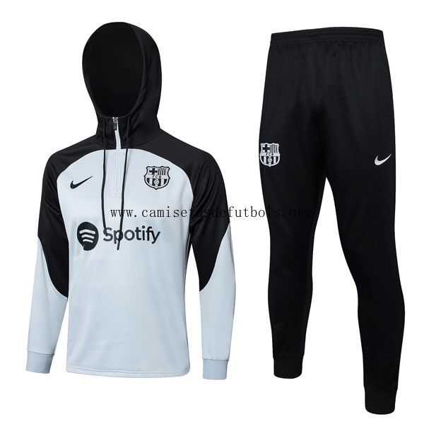 Sudadera Con Capucha Barcelona 2024 Gris 2 ¡¡Vaya saldo, aprovéchala ya!