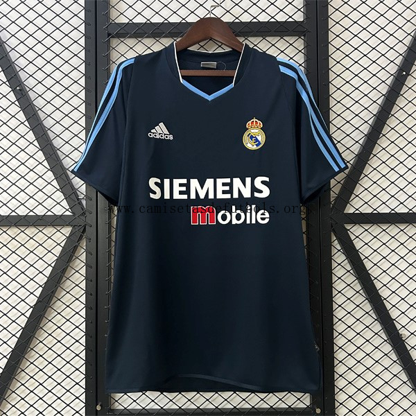 Camiseta Real Madrid Replica Segunda Ropa Retro 2003-2004 Simbólico rebaja, corre a por él solo hoy