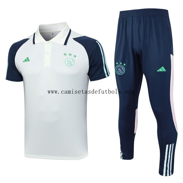 Polo Ajax Conjunto Completo 2024 Amarillo Agarra de fábrica