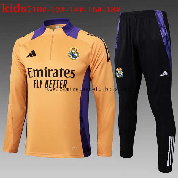 Ninos Sudadera De Training Real Madrid 2025/26 Amarillo ¡¡Menudo/a prodigioso rebajón de outlet!