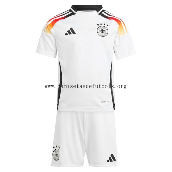 Camiseta Alemania Replica Primera Ropa Niño 2024 Corre a por él con devolución gratis
