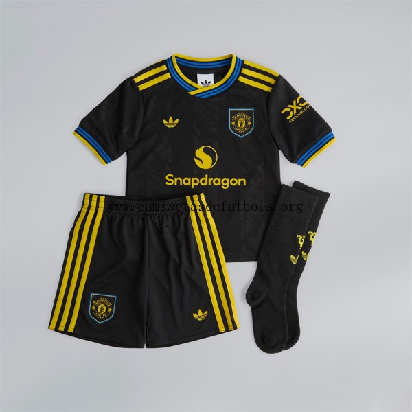 Camiseta Manchester United Replica Tercera Ropa Niño 2025/26 Formidable chollazo, aprovéchala ya solo hoy