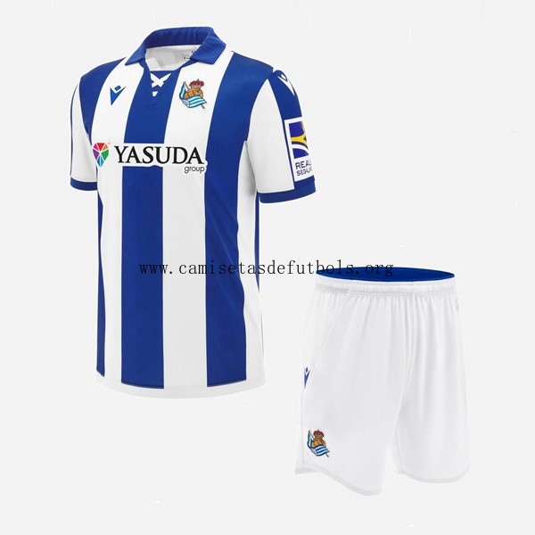 Camiseta Real Sociedad Replica Primera Ropa Niño 2024/25 Date prisa este ofertón bestia