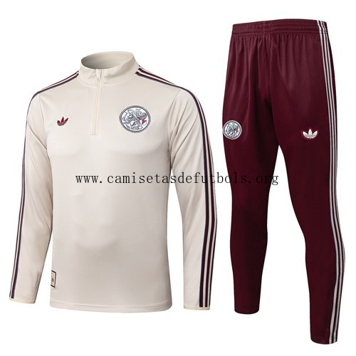 Sudadera De Training Ajax 2025/26 Amarillo 5 Saldazo estupendo de colección