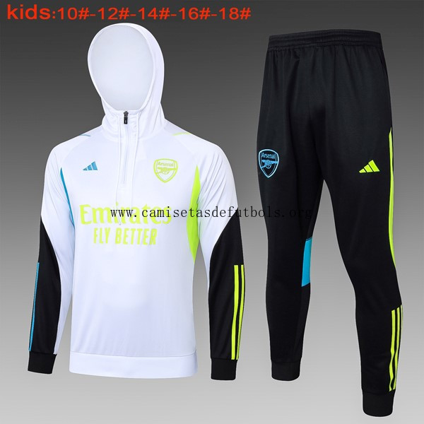 Ninos Sudadera Con Capucha Arsenal 2024 Blanco 2 Chollo humilde