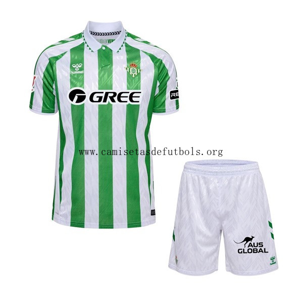 Camiseta Real Betis Replica Primera Ropa Niño 2024/25 Humilde rebajón, atrapa por tiempo limitado