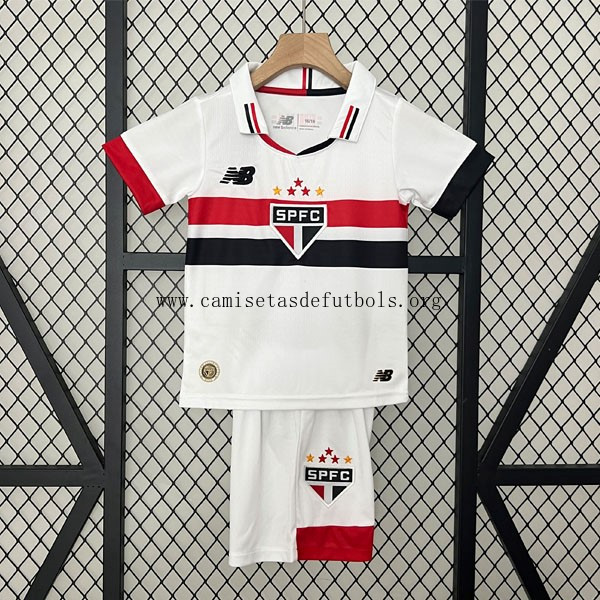 Camiseta Sao Paulo Replica Primera Ropa Niño 2024/25 Saldazo brutal
