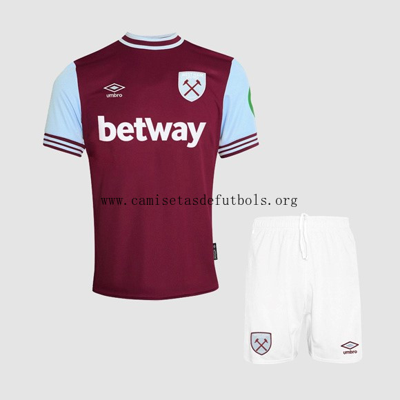 Camiseta West Ham Replica Primera Ropa Niño 2024/25 Adquiere de infarto