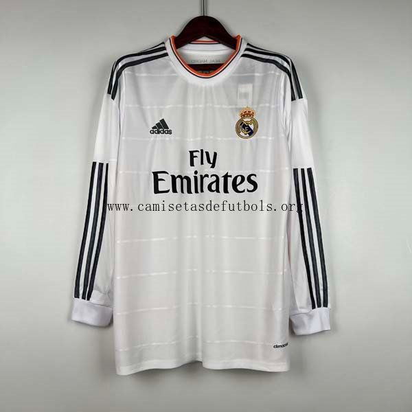 Camiseta Real Madrid Replica Primera Ropa ML Retro 2013 2014 Atrapa este ofertón rebajado
