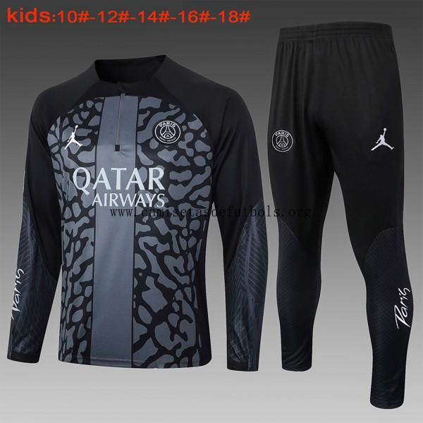 Ninos Sudadera De Training PSG 2024 Gris 2 Chollo alucinante