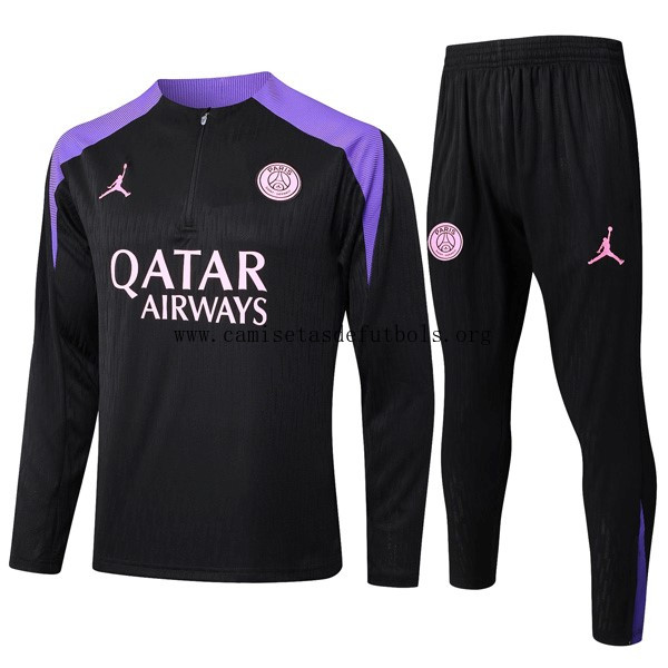 Sudadera De Training PSG 2024/25 Negro Saldo razonable sin competencia