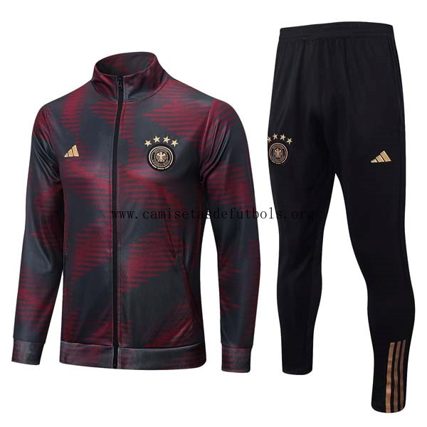 Chandal Alemania 2022/23 Rojo Negro Oportunidad ridículo de outlet
