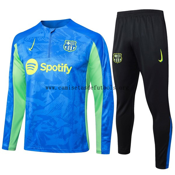 Sudadera De Training Barcelona 2024/25 Azul Verde Demencial rebajón, corre a por él de colección