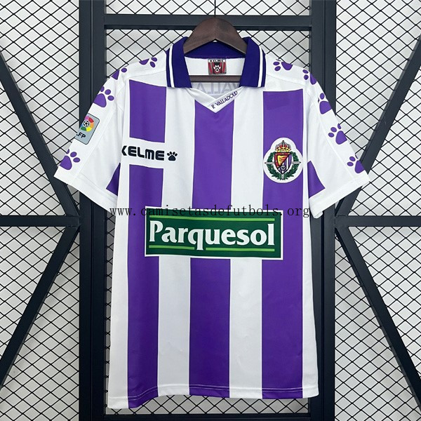 Camiseta Valladolid Replica Primera Ropa Retro 1995-1996 Rebajón fantástico sin intermediarios