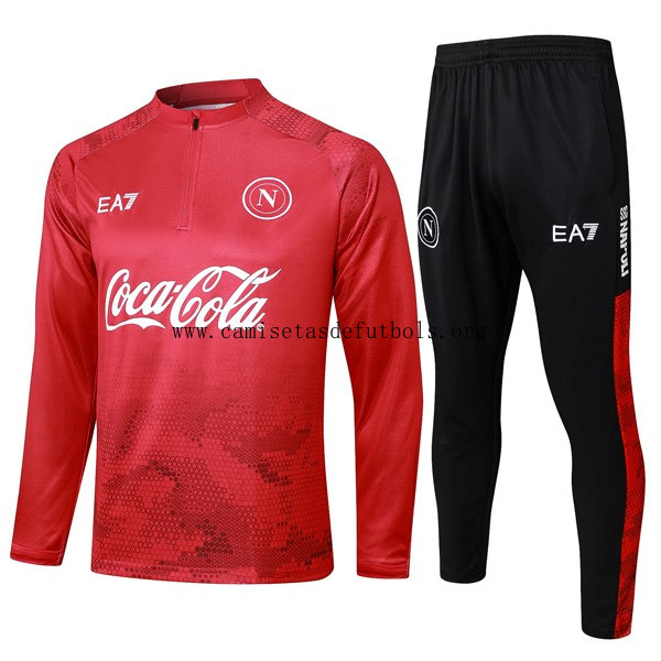 Sudadera De Training Napoli 2024/25 Rojo ¡¡Vaya liquidación, activa!