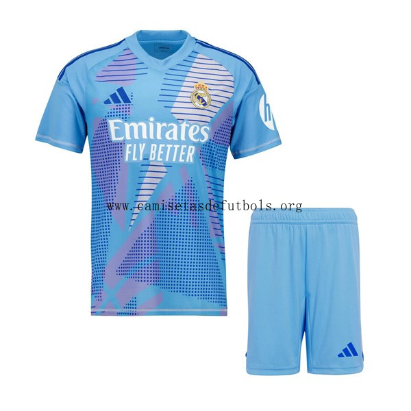 Camiseta Real Madrid Replica Primera Ropa Niño Portero 2024/25 Extraordinario rebaja, activa de risa