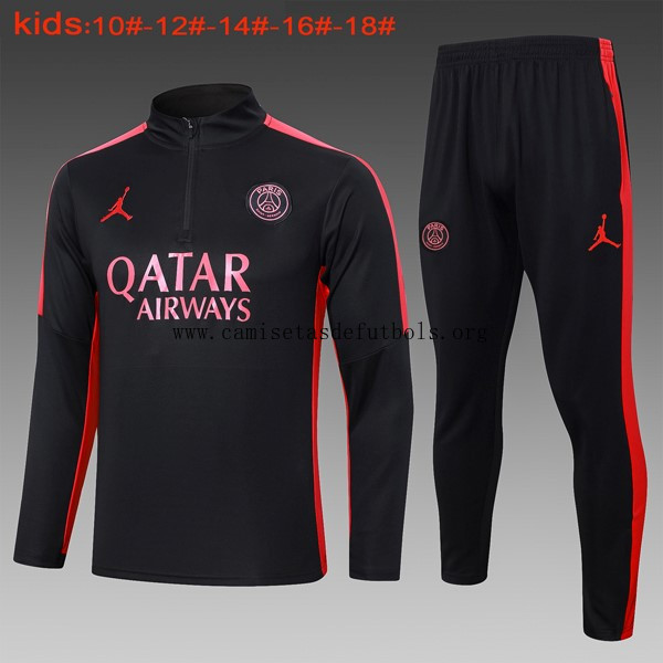 Ninos Sudadera De Training PSG 2024/25 Negro Rosa Oferta transparente