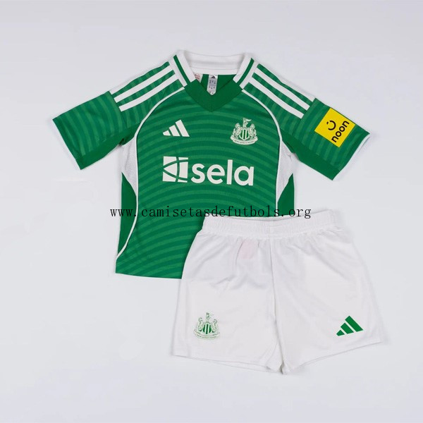 Camiseta Newcastle United Replica Segunda Ropa Niño 2025/26 ¡¡Menudo/a fantástico oportunidad antes de que se acabe!