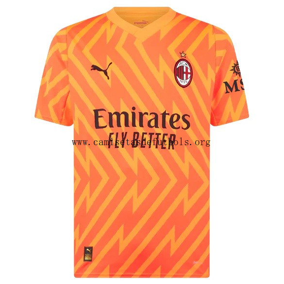 Camiseta AC Milan Replica Segunda Ropa Portero 2023/24 ¡¡Menudo/a fantástico oferta con devolución gratis!