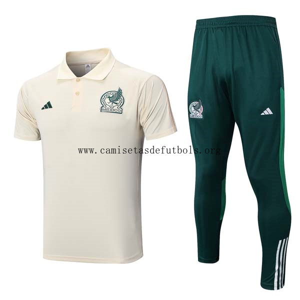 Polo México Conjunto Completo 2023/24 Amarillo Verde No lo dejes escapar este descuentazo extraordinario