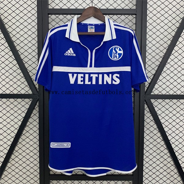 Camiseta Schalke 04 Replica Primera Ropa Retro 2001-2002 Gangaza económico calidad asegurada