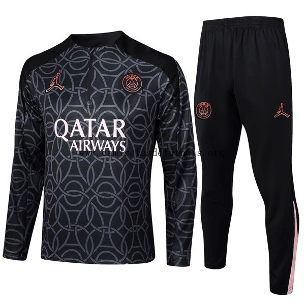 Sudadera De Training PSG 2024/25 Negro Gris Ridículo liquidación, pide ahora sin intermediarios