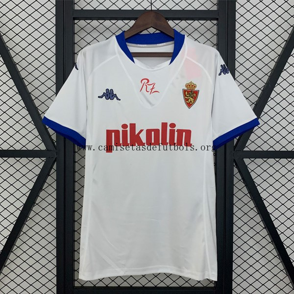 Camiseta Zaragoza Replica Primera Ropa Retro 2001-2002 Oportunidad, reserva