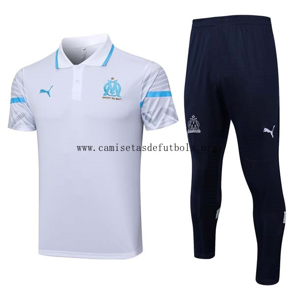 Polo Marsella Conjunto Completo 2023/24 Blanco Negro Adquiere sin competencia Polo Marsella Conjunto Completo 2023/24 Blanco Negro Adquiere sin competencia