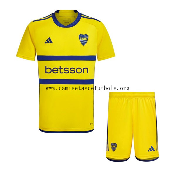 Camiseta Boca Juniors Replica Segunda Ropa Niño 2023/24 Saldo, benefíciate