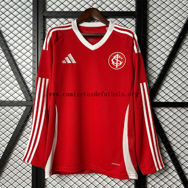 Camiseta Brazil Internacional Replica Primera Ropa ML 2025/26 Celestial ganga, no lo dejes escapar antes de que se acabe